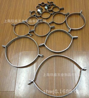 dn250抱箍,管道固定卡箍,抱箍,管夹,采用正宗国标304不锈钢加工而成.